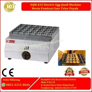 EQM-E35 Electric Egg Quail Machine – Mesin Pembuat Sate Telur Puyuh - FM