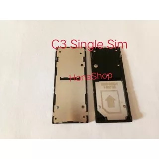 Simtray Simlock Tempat Simcard Tempat kartu Sim Sony Xperia C3 Single Sim C3 1Sim