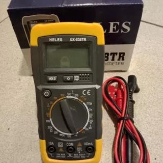 Heles Multitester Multimeter Avometer Digital UX838TR UX-838TR Avo