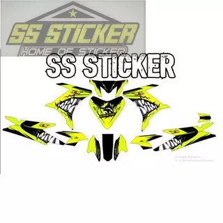 sticker full body MX 135 motif shark