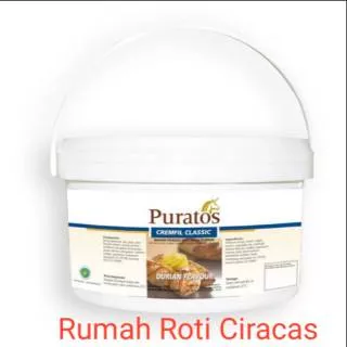 SELAI DURIAN PURATOS REPACK 250GR NO ZEEALANDIA JAM SELAI