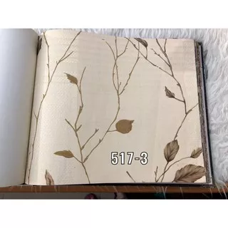 WALLPAPER DINDING MOTIF RANTING DAUN MINIMALIS | WALLPAPER SALE | WALLPAPER MURAH