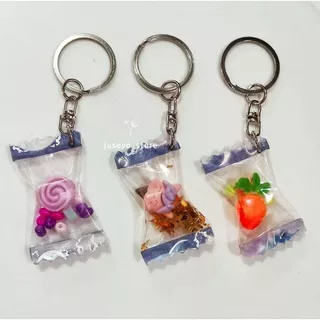 Kpop Phone strap cute candy keychain keyring simple permen