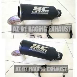 Silencer Sc Project Black doff Knalpot Sc project Black doff