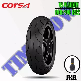 Ban Depan Motor HONDA NEW SCOOPY - YAMAHA FREEGO // CORSA M5 PLATINUM 100/90 Ring 12 Tubeless