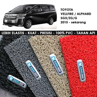 KARPET MOBIL TOYOTA VELLFIRE / ALPHARD SGX/ZG/G 2015-UP SPORTY, FULLSET