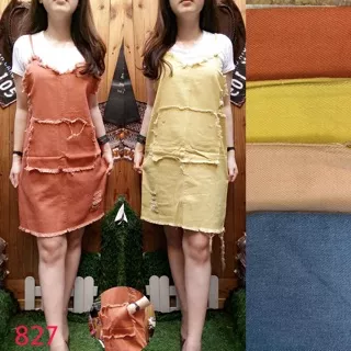 OVERALL ROK RIPPED JEANS 827 IMPORT BKK