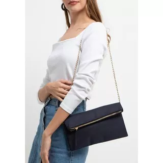 LOLINI - Louis / Sling Bag - Clutch Chain Fashion Wanita Navy