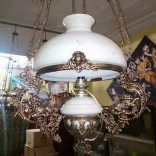 Lampu kerek gantung antik repro Betawi klasik kuno R 40