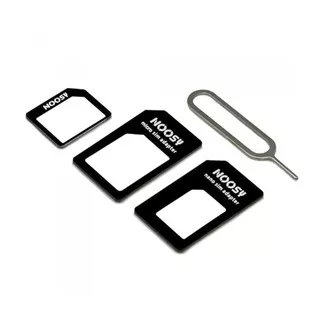 Nano Sim Card Adapter - NOOSY Sim Card Adapter 3in1 Sambungan Sim Card