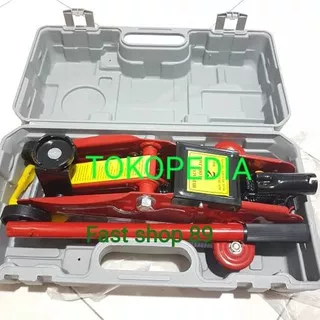 DONGKRAK BUAYA 2 TON / DONGKRAK RODA TROLLEY JACK BEST QUALITY - DBT34