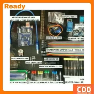 Arduino Starter Kit / KIT Proyek Arduino Uno R3 Starter Kit SMD