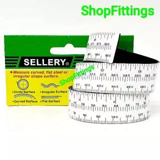 Sellery 54 741 Meteran Magnet Flexible Magnetic Tape Measure 60cm inch