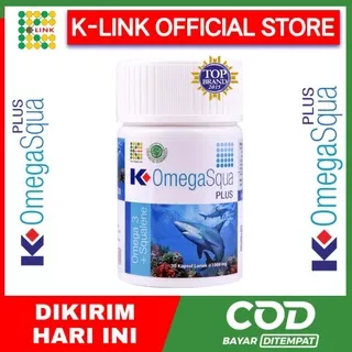 OMEGA SQUA PLUS ORIGINAL | OMEGA 3 K LINK | K LINK OMEGA SQUA PLUS KESEHATAN JANTUNG, KOLESTROL.