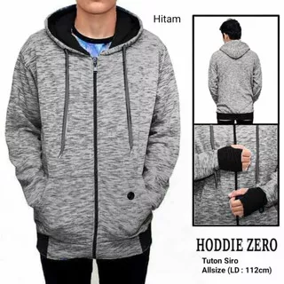 jaket hoddie siro / jaket siro / jaket terbaru / hoodie two tone zero / zero tuton