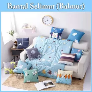 Bantal Selimut Karakter Anak - Balmut Karakter - Selimut Motif - Slimut Karakter - Balmut Dewasa