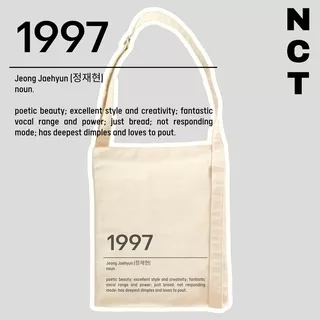 Totebag NCT Custom Sling Bag Canvas Tas Kanvas Tote Bag
