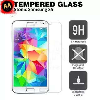 Tempered Glass Protector/Anti Gores Kaca HP/Smartphone Samsung S5 Pelindung Layar Handphone