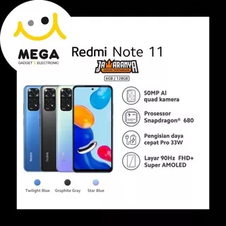 Xiaomi Redmi Note 11 6GB + 128GB Garansi Resmi Xiaomi Indonesia