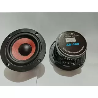 Speaker mid 3 ADS  AD-308  mid sepasang