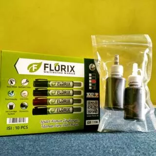 Spidol Whiteboard FLORIX ( isi 10 pcs) TIDAK TERMASUK TINTA