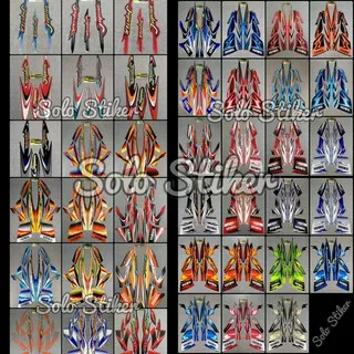 Striping Sticker Motor Yamaha Jupiter 1999-2000-2001-2002 Jupiter Z CW Std 2004-2005-2006-2007-2008-2009 Cast Wheel