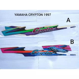 Striping Yamaha Crypton 1997 | stiker bodi crypon | lis bodi motor crypton 97