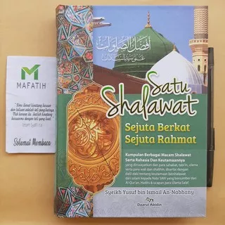 Buku SATU SHALAWAT Sejuta Berkat & Rahmat Kitab Afdholus Sholawat kumpulan maulid latin terjemah