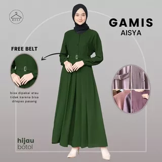 Pakaian Model Baju Gamis Muslim Muslimah Wanita Remaja Perempuan Warna Hitam Polos Lebaran Kekinian Terbaru 2021 2022 Dress Muslim Kekinian Original Mewah Moscrepe Rayon Crinkle Viscose Twill Polos Premium