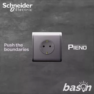 Schneider PIENO Schuko Socket - Stop Kontak 16A 250V CP