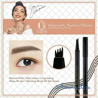 ? AMORA ? Madame Gie Silhoutte Natural Brow - Pensil Alis Sisir BPOM