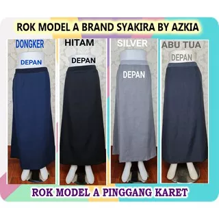 Rok Kerja Model A Full Karet-Rok Wanita-Rok Kantor-Rok Kerja-Rok Kuliah-Rok untuk Formal