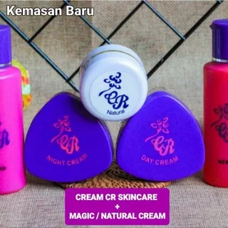 CREAM CR SKINCARE + MAGIC / NATURAL CREAM  - ORIGINAL 100% - CREAM CR Kemasan Baru / New Pack