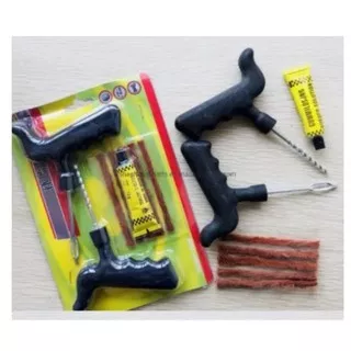 Tire Repair Kit Alat Tambal Ban Tubles Car Motorcycle