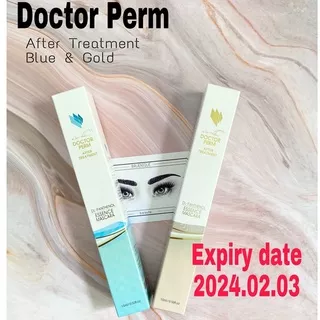 [SELALU READY] - DOCTOR PERM - GOLD & BLUE - Essence Mascara / serum bulu mata - DR. PERM / DR PERM