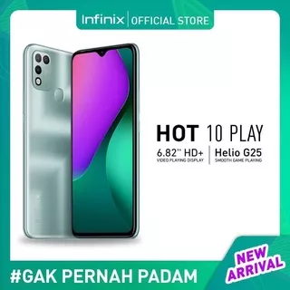 Infinix Hot 10 Play 4/64Gb Garansi resmi Infinix Indonesia