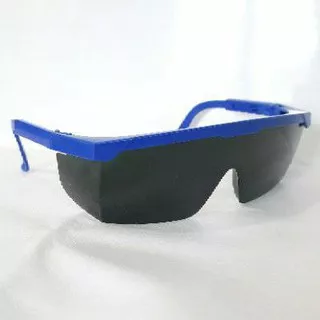 Kacamata lab / Kacamata Safety / Kacamata Las / Safety Goggle Glass - HITAM