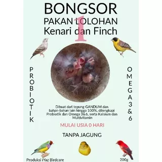 BONGSOR 1 Pakan Lolohan Kenari dan Finch