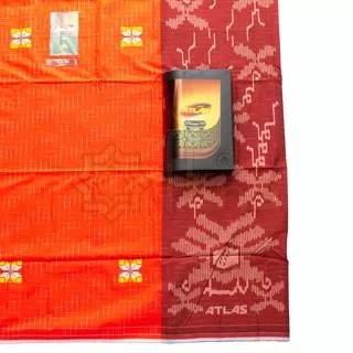 Sarung Atlas Premium 770 Songket CP Orange