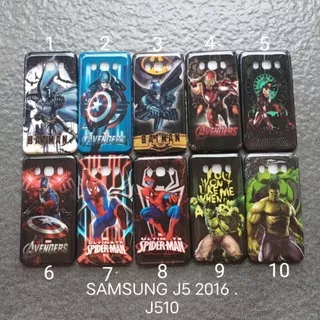 Case gambar Samsung J510 . J5 2016 motif cowok soft softcase softshell silikon cover casing kesing housing