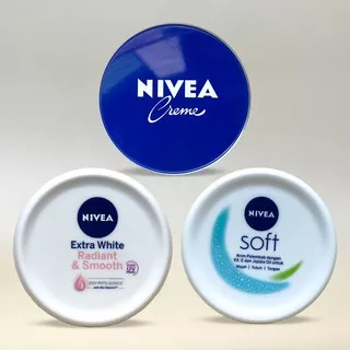 NIVEA Extra White Radiant & Smooth Soft Creme Tin Jar Cream 30 ml 50 ml 100 ml