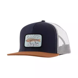 Topi Salty Crew Paddle Tail Navy/Tan Trucker Cap / Jual Topi Salty Crew