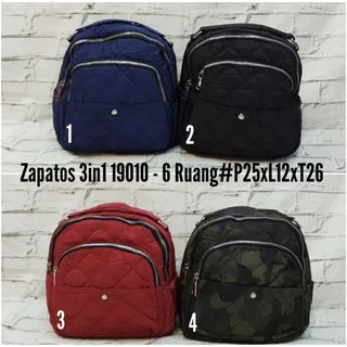 TAS MIS ZAPATOS 3 IN 1 IMPORT - HAND BAG - TAS SELEMPANG - TAS RANSEL