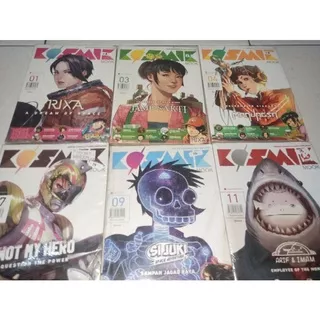 Buku komik remaja - KOSMIK kompilasi bulanan komik Indonesia #01, 03, 04, 07, 09, 11
