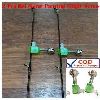 2 Pcs Bel Pancingan Bel Alarm Bel Pancing Single Screw Murah