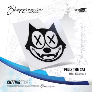 Cutting Sticker Felix The Cat 02 | Stiker Variasi Motor Mobil | Stiker Kaca | Stiker Bahan Oracal