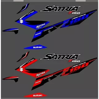 Striping Satria Fu / F 150 New Fi Injeksi 2016 2017 2018 2019 2020 2021 Variasi Sticker Motor Stiker