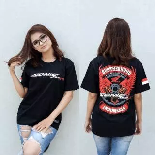 Kaos motor sonic Kaos honda sonic T-shirt honda sonic Kaos distro sonic