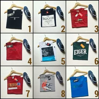 LIST GROSIR 6PCS PAKET SAMPEL KAOS DISTRO BM ORI PREMIUM HIGHT QUALITY