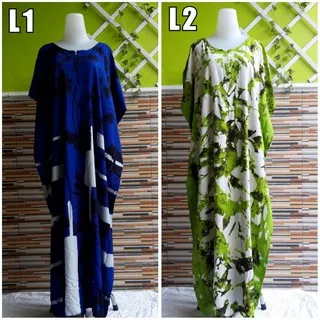 LONGDRESS LOWO MUSLIM ABSTRAK / KELELAWAR (KAFTAN)